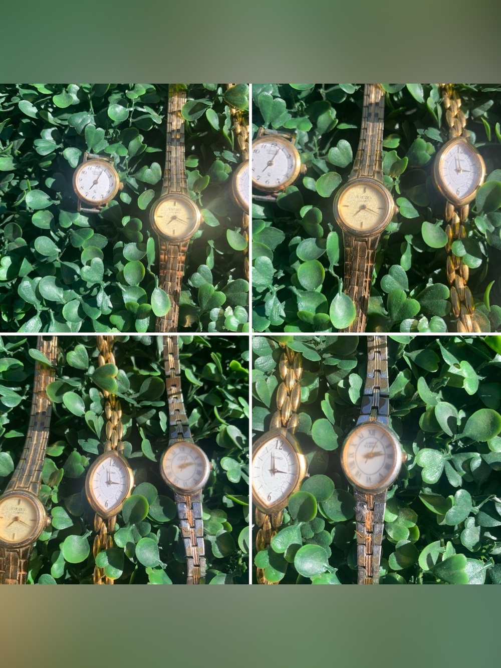 As Is Vintage Women’s Dainty Metal Wrist Watch Bundle Seiko Citizen etc - Picture 3 of 15